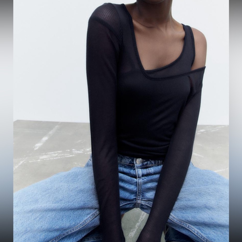 Zara Double Rib Top